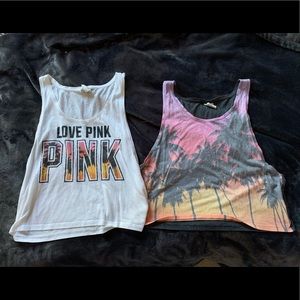 Victoria’s Secret PINK Cropped Tank Top BUNDLE